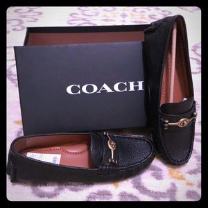 Coach Crosby Driver Turnlock Flats